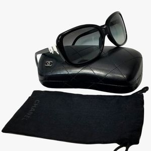 Chanel 5171 501/3c White CC Bow Sunglass